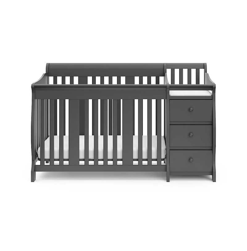 Storkcraft Portofino 5-in-1 Convertible Crib and Changer