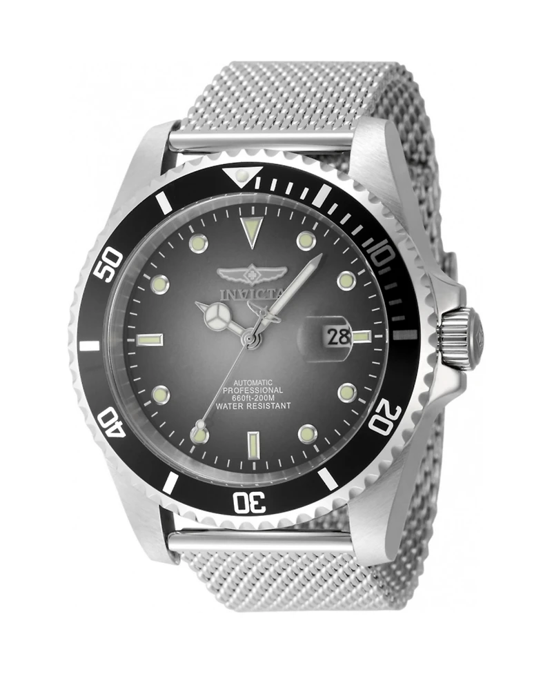Invicta Men's 48629 Pro Diver Automatic 3 Hand Grey Dial Watch