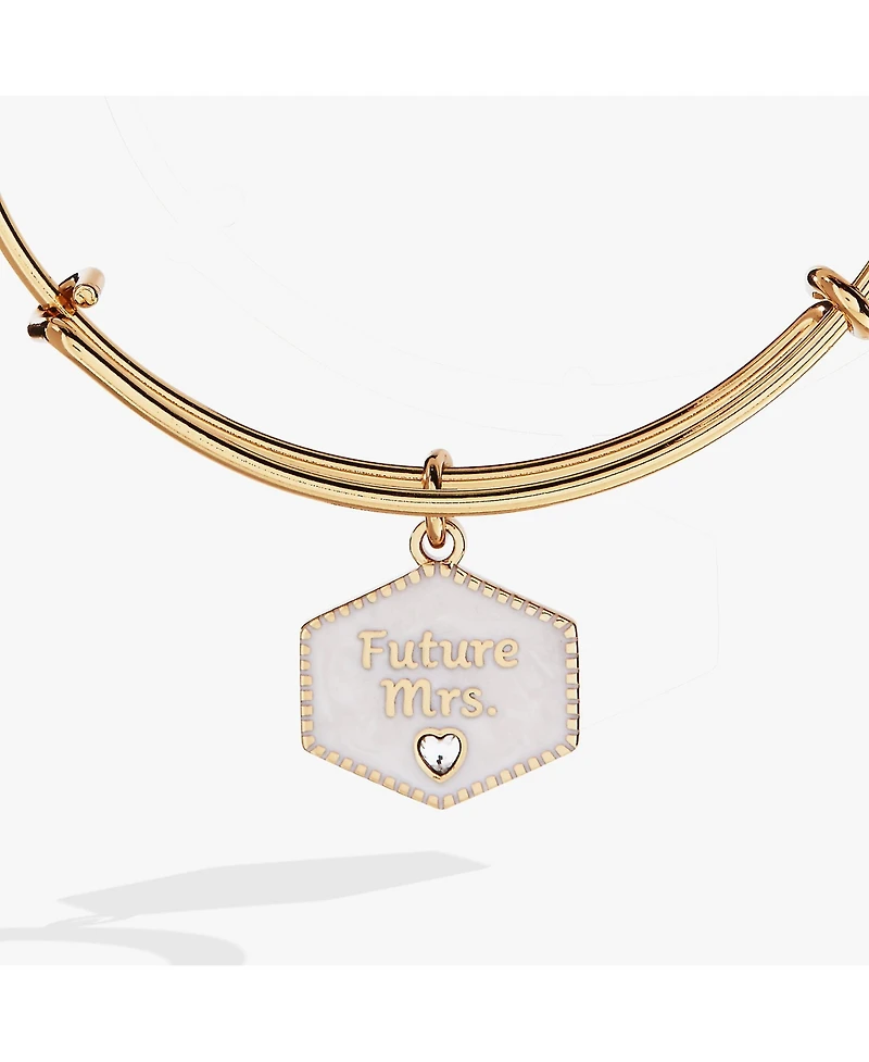 Alex and Ani Future Mrs Charm Bangle Bracelet