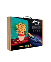 Wise Elk Okto Sensory Art 3D Painting "Sunflowers" – 11.8" x 15.7" Canvas Kit