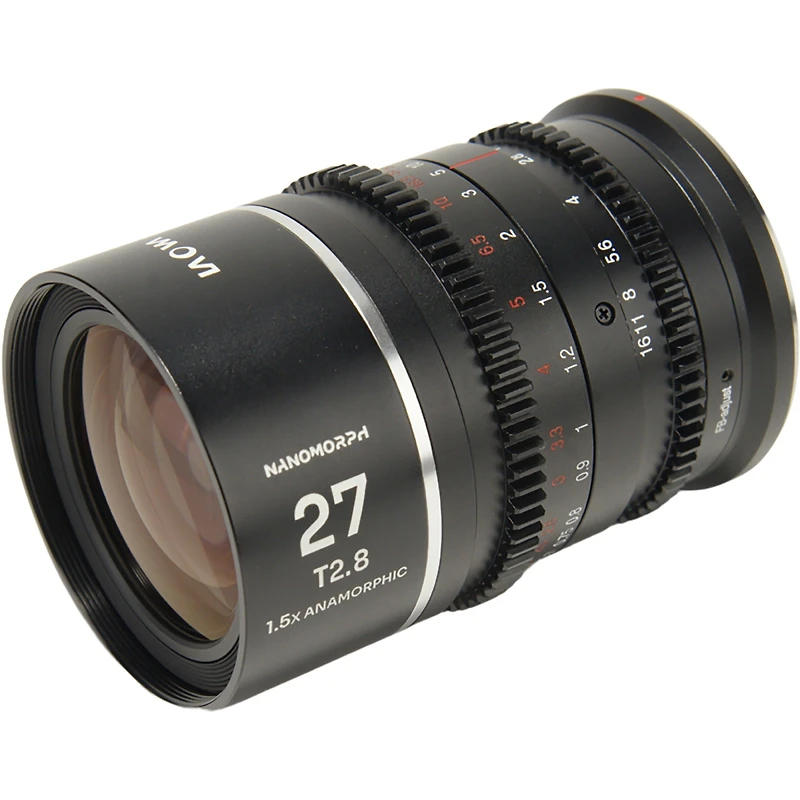 Venus Laowa Nanomorph 27mm T2.8 1.5x S35 Anamorphic Lens for Canon Rf, Silver Flare