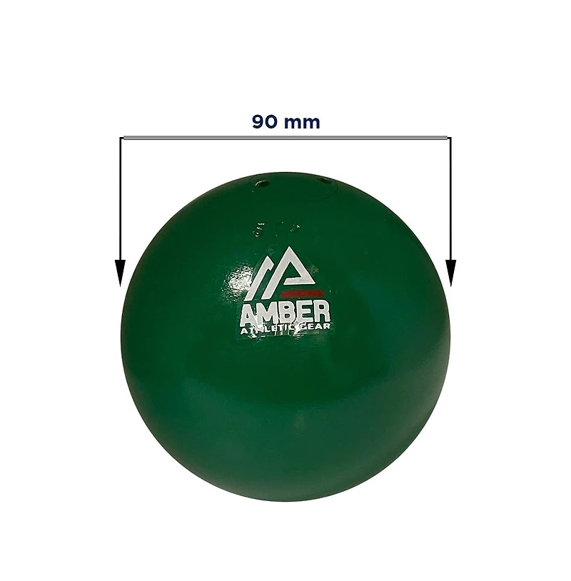 Amber Fight Gear Precision Performance 5kg Iron Shot Put Versatile Training and Competition Excellence with Sturdy Cast Iron Build and Durable Polyure