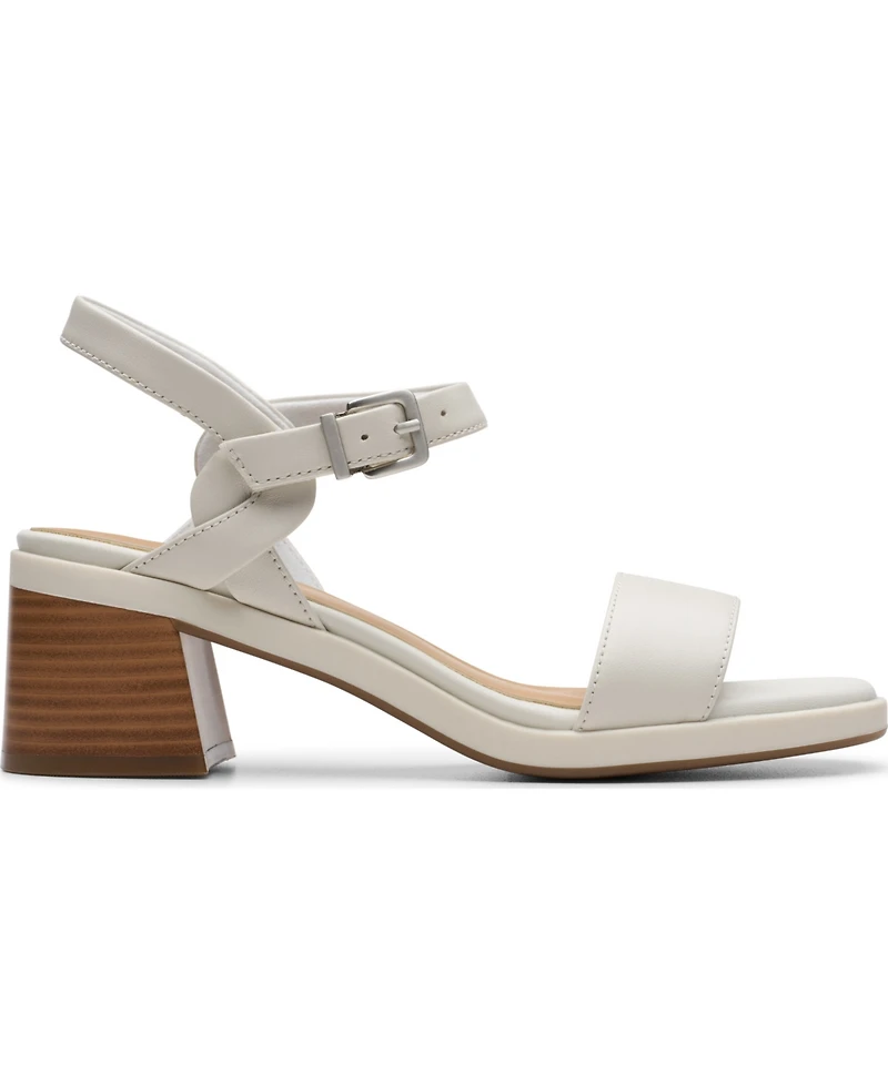 Clarks Collection Women's Jaylan Ray Square Toe Sandals