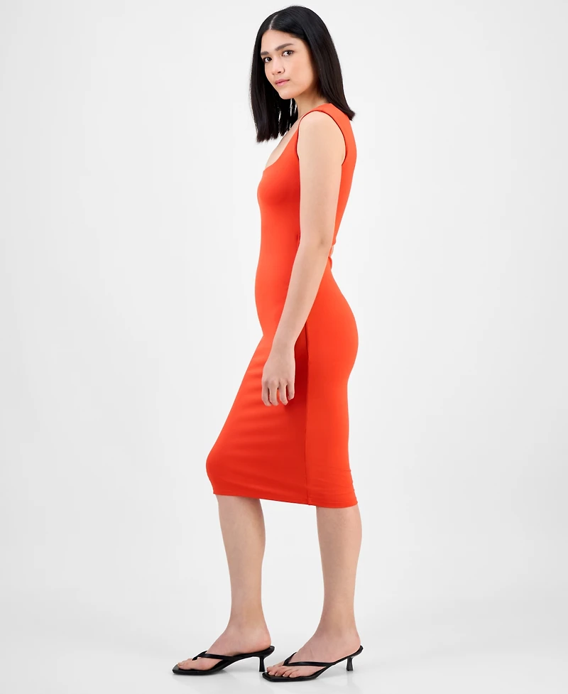 Bar Iii Women's Scoop Tank Sleeveless Midi Dress, Exclusively at Macy's