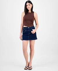 Bar Iii Women's Soft-Seam Corset Tank Top, Exclusively at Macy's