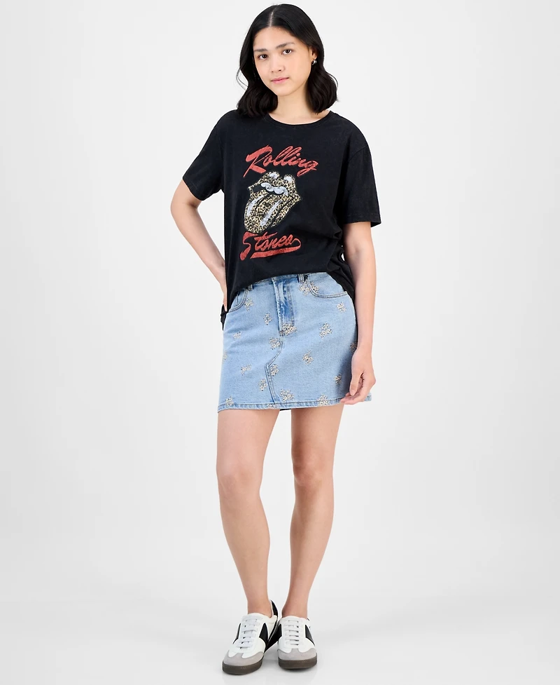 And Now This Women's Rolling Stones Crewneck T-Shirt, Exclusively at Macy's