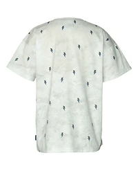 Univibe Big Boys Edward Lightning Bolt Printed Short Sleeve T-Shirt