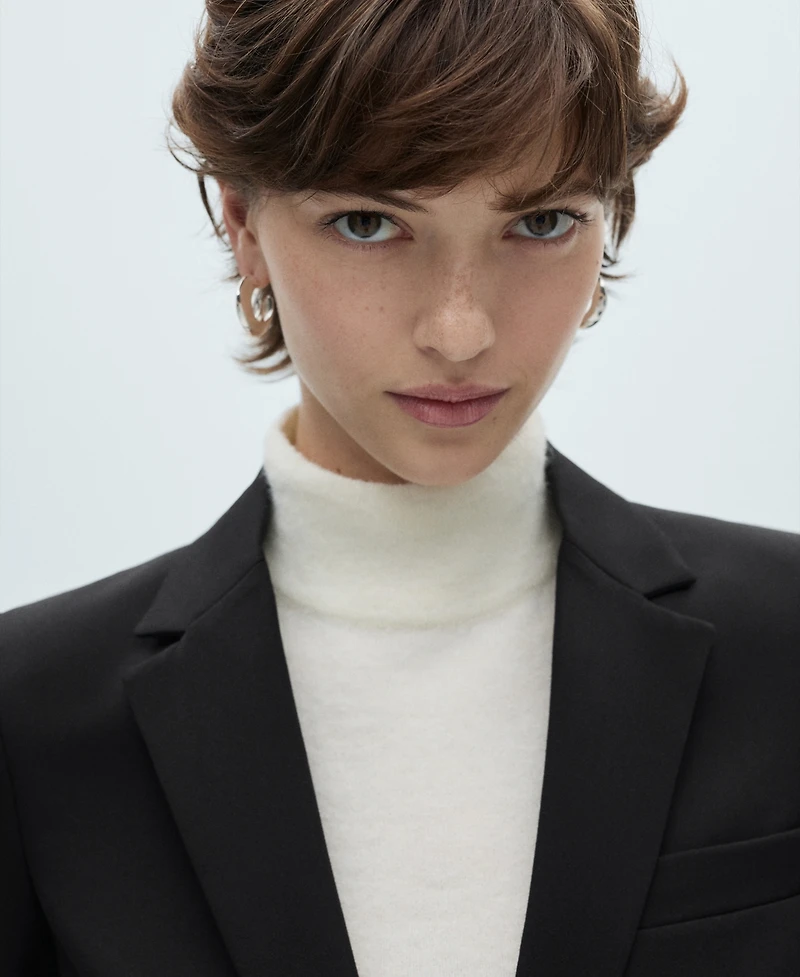 Mango Women's Fitted Suit Jacket