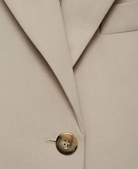 Mango Women's Structured Straight-Fit Jacket