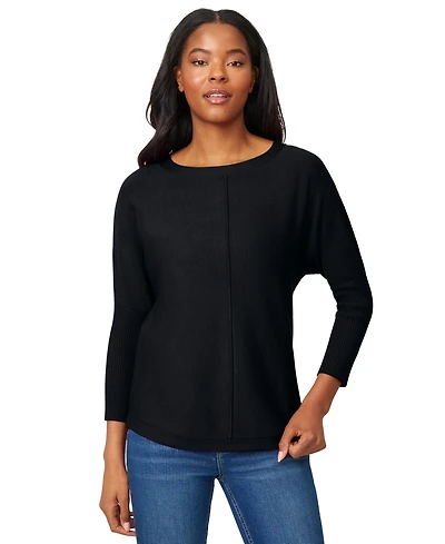 Melissa Paige Women's Dolman Button-Back Sweater