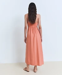 Mango Women's Cut-Out Midi Dress
