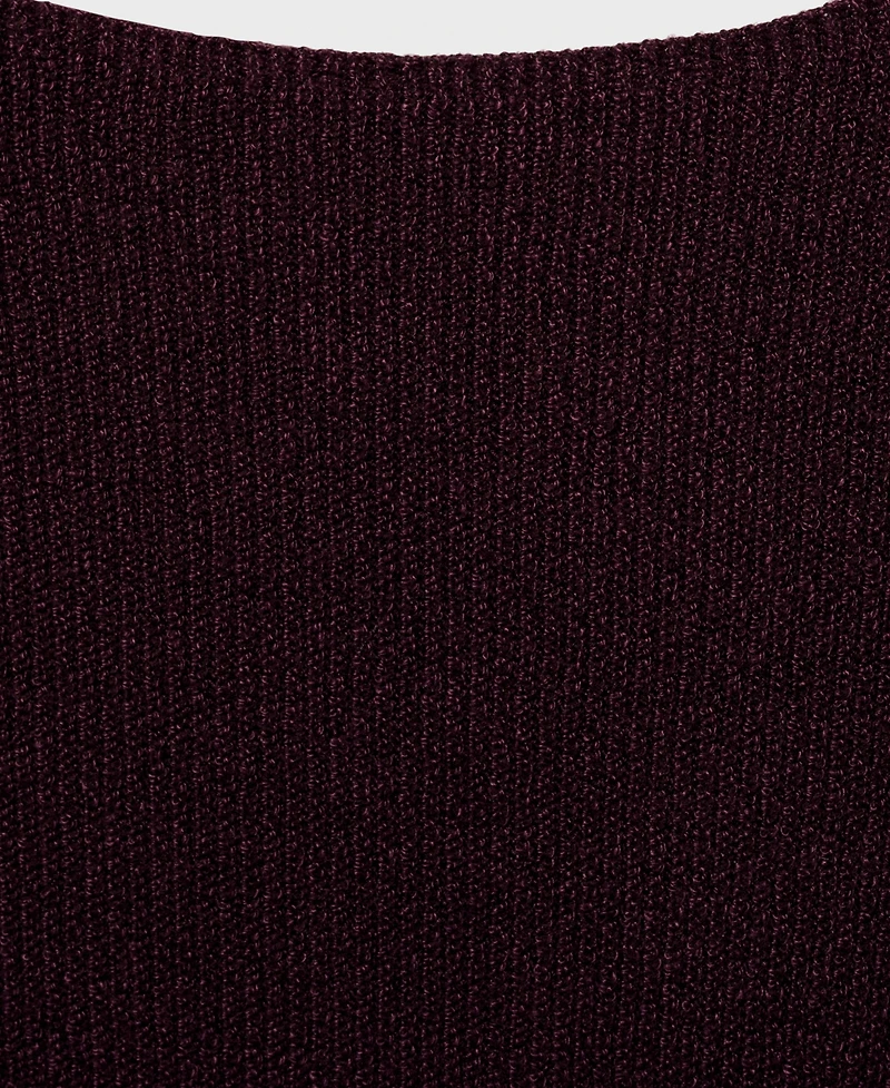 Mango Women's Fine Ribbed Knit Top