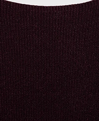 Mango Women's Fine Ribbed Knit Top
