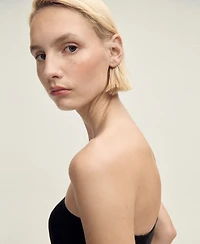 Mango Women's Balloon-Effect Ramie Top