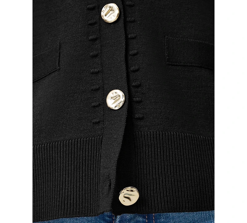 Melissa Paige Women's V-Neck 3/4-Sleeve Cardigan