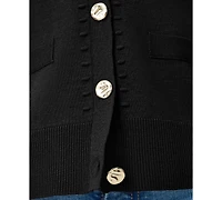 Melissa Paige Women's V-Neck 3/4-Sleeve Cardigan