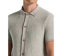 Perry Ellis Men's Two-Tone Button-Down Shirt