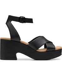 Clarks Collection Women's Nerisa Wedge Sandals