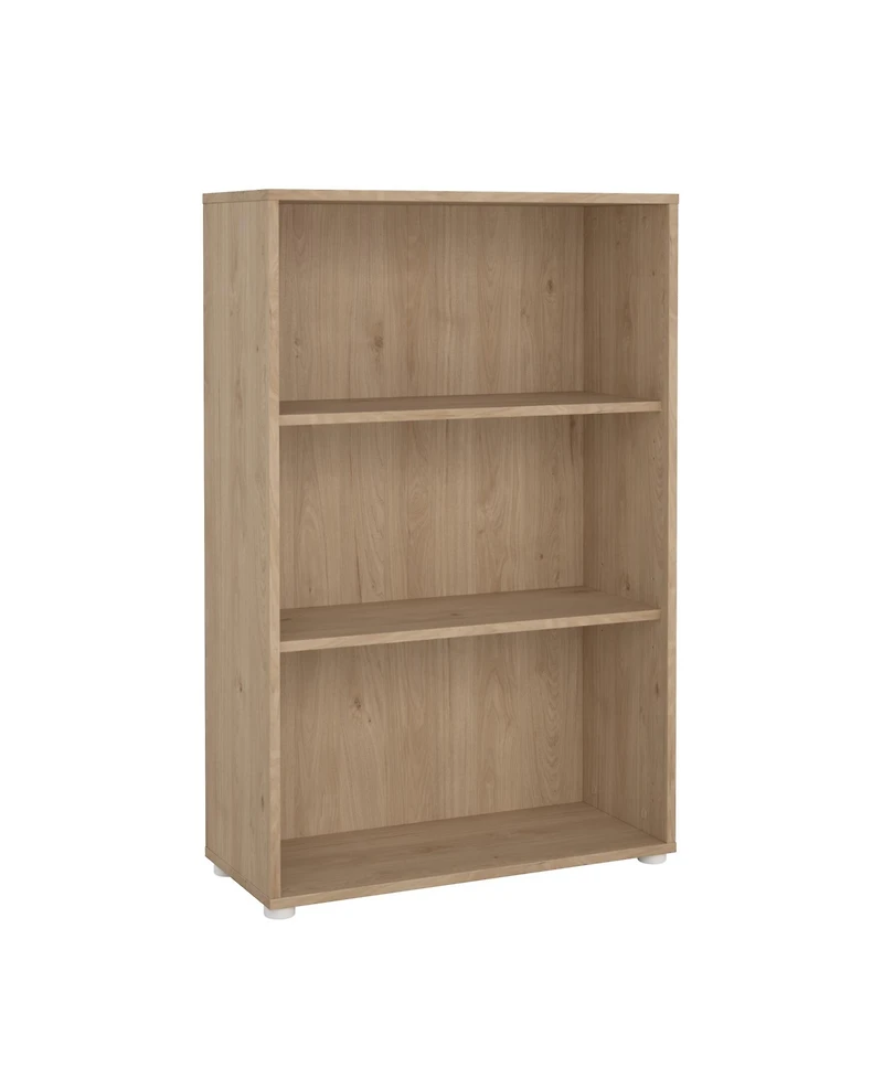 Tvilum 48.66" Wood 3 Shelf Adjustable Bookcase