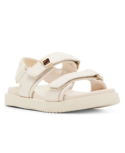 Steve Madden Toddler and Little Girls T-Mona Footbed Sandals