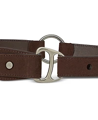 Lauren Ralph Equestrian D-Ring Suede Belt