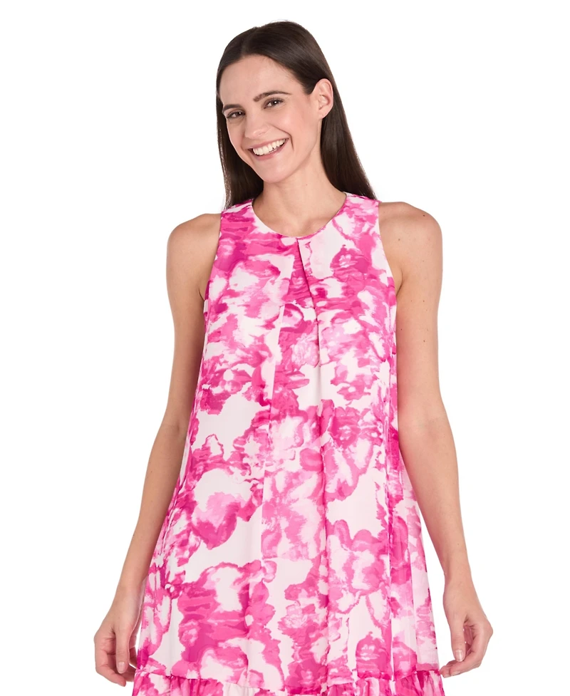 R & M Richards Petite Printed Sleeveless Dress
