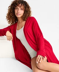 State of Day Women's Cable-Knit Duster Robe, Macy's Exclusive
