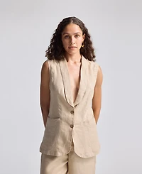 Reistor Women's Sleeveless Hemp Jacket