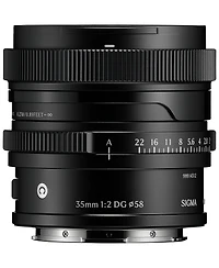 Sigma 35mm f/2 Dg Contemporary Lens for L Mount, Black