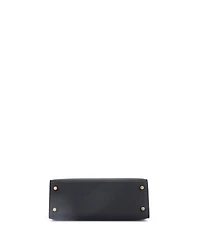Pre-Owned Hermes Kelly 25 Handbag Black Epsom with Gold Hardware