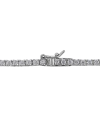 Lab-Created Gemstone (3 ct. t.w.) & Lab-Created White Sapphire (12-7/8 ct. t.w.) 17" Collar Necklace in Sterling Silver