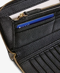 On 34th Angii Solid Zip-Around Wallet, Macy's Exclusive