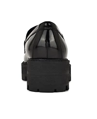 Nine West Women's Keram Chunky Lug Sole Penny Loafers