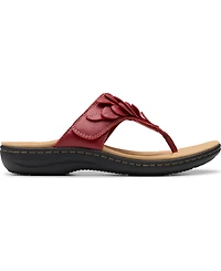 Clarks Collection Women's Laurieann Palm Flip-Flop Sandals