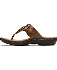 Clarks Collection Women's Laurieann Palm Flip-Flop Sandals