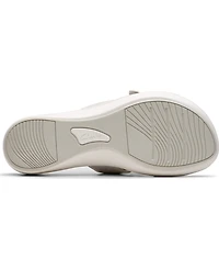 Clarks Cloudsteppers Women's Breeze Rae Mia Slip-On Flat Sandals