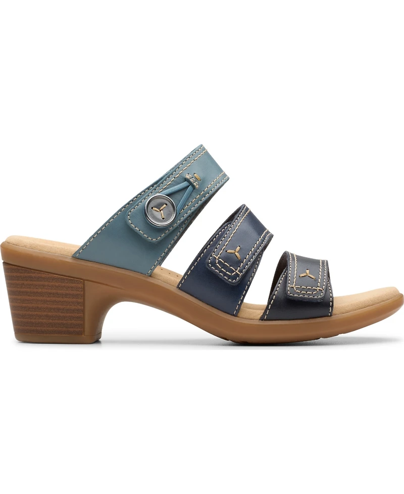 Clarks Collection Women's Emily2 Adella Block Heel Sandals