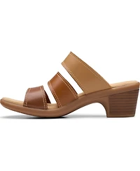 Clarks Collection Women's Emily2 Adella Block Heel Sandals