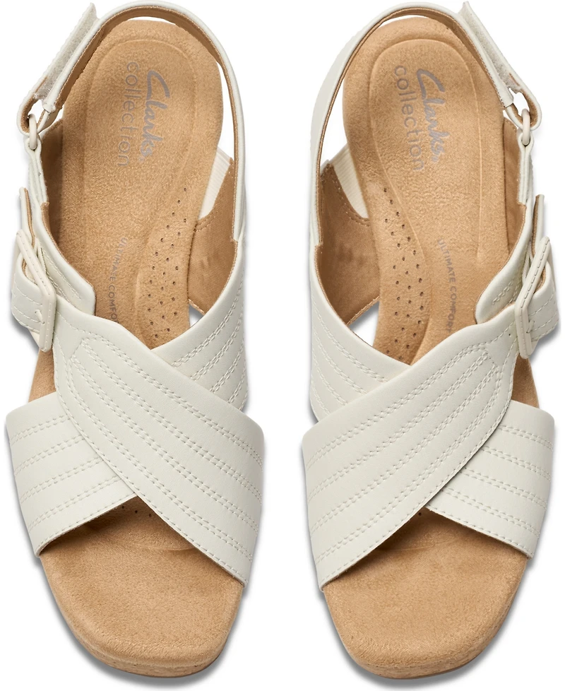 Clarks Collection Women's Nerisa West Wedge Sandals