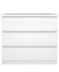 Tvilum 26.77" Wood 3 Drawer Chest