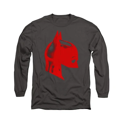 Batman Men's The Face Mask Long Sleeve Adult Tee / T-Shirt