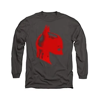 Batman Men's The Face Mask Long Sleeve Adult Tee / T-Shirt