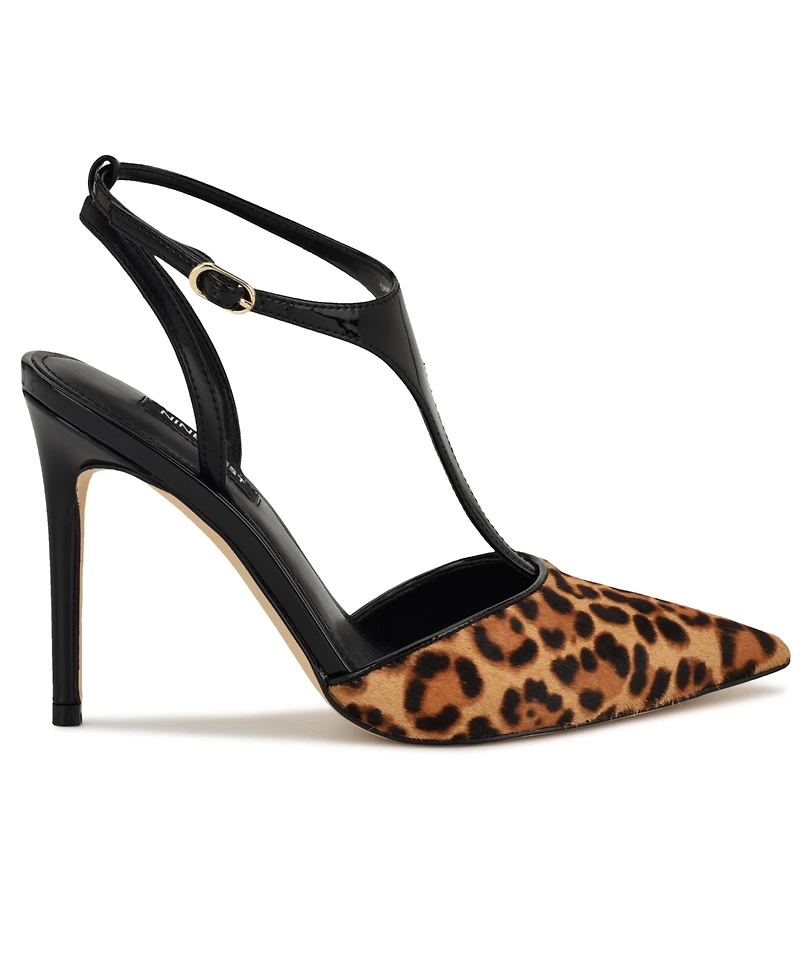 Nine West Women's Fiesta T-Strap Stiletto Pumps