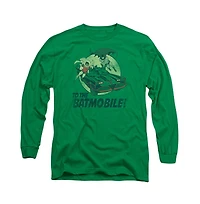 Batman Classic Tv Mens To The Batmobile Long Sleeve Adult Tee / T-Shirt