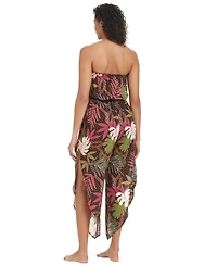 Bar Iii Women's Safari Heat Tube Jumpsuit Cover-Up, Exclusively at Macy's