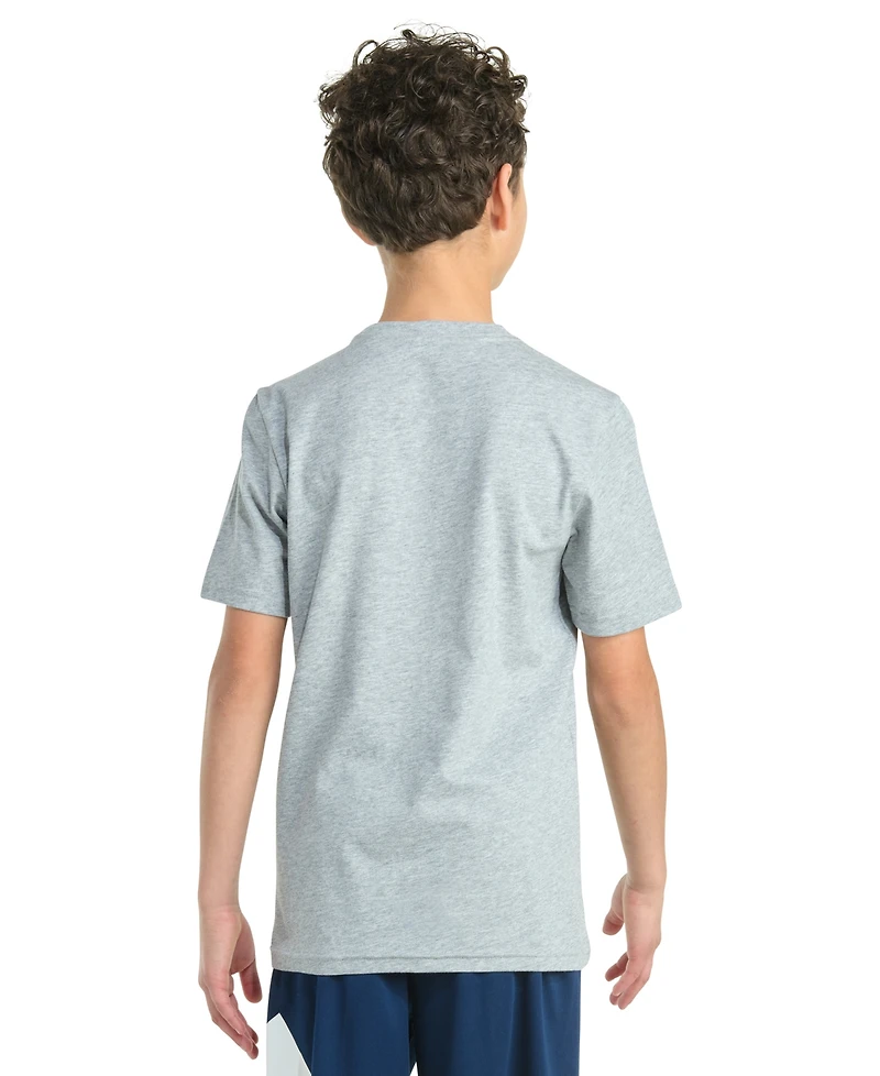 adidas Big Boys Short-Sleeve Sport Bubble Lineage Logo Graphic T-Shirt