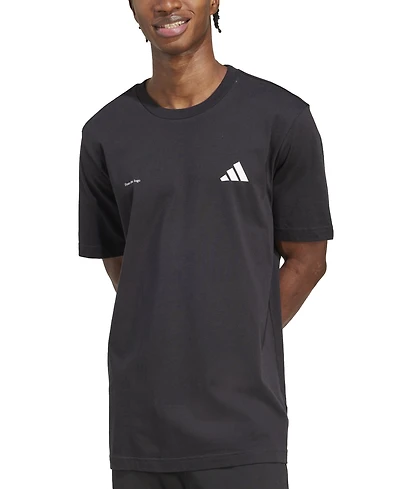 adidas Men's Basketball Photograph Logo Graphic T-Shirt