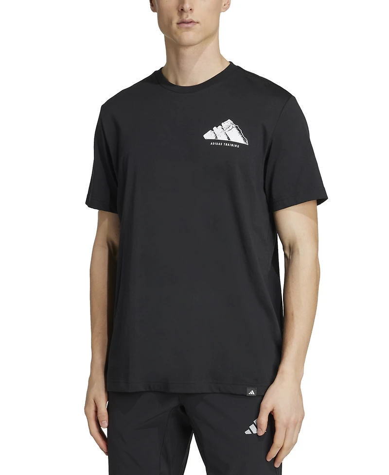 adidas Men's Elevate Your Gains Logo Graphic T-Shirt