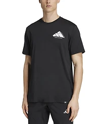 adidas Men's Elevate Your Gains Logo Graphic T-Shirt