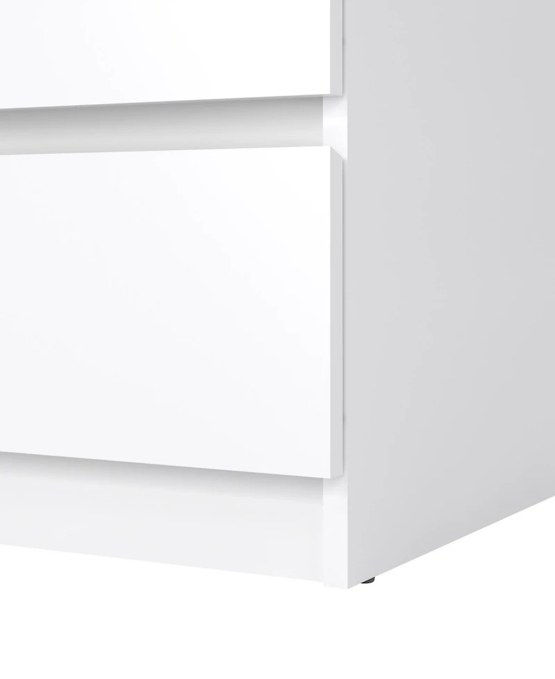 Tvilum 26.77" Wood 3 Drawer Chest